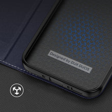 Заредете изображение във визуализатора на галерията – Dux Ducis Skin X2 case for Samsung Galaxy A54 5G flip cover wallet stand blue
