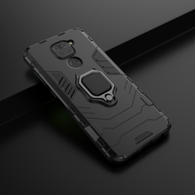 Заредете изображение във визуализатора на галерията – Ring Armor Case Kickstand Tough Rugged Cover for Xiaomi Redmi 10X 4G / Xiaomi Redmi Note 9 black
