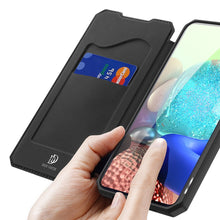 Заредете изображение във визуализатора на галерията – DUX DUCIS Skin X Bookcase type case for Samsung Galaxy A71 5G black
