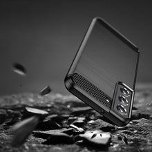 Заредете изображение във визуализатора на галерията – Carbon Case case for Samsung Galaxy S23+ flexible silicone carbon cover black
