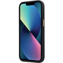 Заредете изображение във визуализатора на галерията – Guess GUHCP13XM4DGPK case for iPhone 13 Pro Max 6.7" - black Silicone Logo Strass 4G
