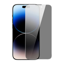 Заредете изображение във визуализатора на галерията – Baseus Privacy Tempered Glass For iPhone 14 Pro Max Full Screen 0.4mm Privacy Filter Anti Spy + Mounting Kit
