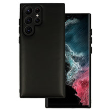 Заредете изображение във визуализатора на галерията – Leather 3D Case for Samsung Galaxy S22 Ultra design 1 black
