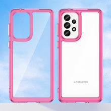 Заредете изображение във визуализатора на галерията – Outer Space Case for Samsung Galaxy A33 5G cover with a flexible frame pink

