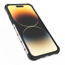 Заредете изображение във визуализатора на галерията – Honeycomb case for iPhone 14 Pro armored hybrid cover transparent
