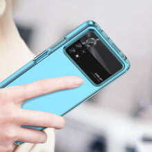 Заредете изображение във визуализатора на галерията – Outer Space Case for Xiaomi Poco X4 Pro 5G cover with a flexible frame blue
