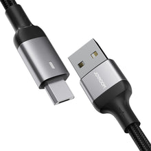 Заредете изображение във визуализатора на галерията – Joyroom USB cable - micro USB 2.4A for fast charging and data transfer 2 m black (S-UM018A10)
