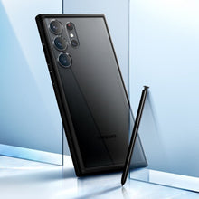 Заредете изображение във визуализатора на галерията – SPIGEN Ultra Hybrid case for SAMSUNG S23 ULTRA matte black
