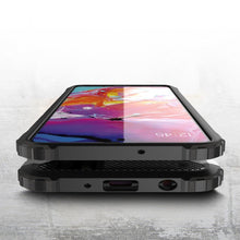 Заредете изображение във визуализатора на галерията – Hybrid Armor Case Tough Rugged Cover for Samsung Galaxy A71 black - TopMag
