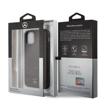 Заредете изображение във визуализатора на галерията – Mercedes MEHCN58VWOBR iPhone 11 Pro hard case brązowy/brown Wood Line Rosewood - TopMag
