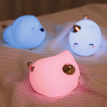 Заредете изображение във визуализатора на галерията – Baseus silicone LED bedside lamp for children 3 light modes doggy white (DGAM-B02) - TopMag
