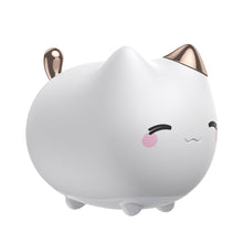 Заредете изображение във визуализатора на галерията – Baseus silicone LED bedside lamp for children 3 light modes kitten white (DGAM-A02) - TopMag
