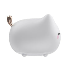 Заредете изображение във визуализатора на галерията – Baseus silicone LED bedside lamp for children 3 light modes kitten white (DGAM-A02) - TopMag
