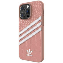 Заредете изображение във визуализатора на галерията – Adidas OR Samba Alligator iPhone 14 Pro Max 6.7" pink-white/mauve-white 50202

