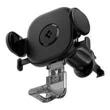 Заредете изображение във визуализатора на галерията – Spigen UTS12 ONETAP UNIVERSAL VENT CAR MOUNT BLACK
