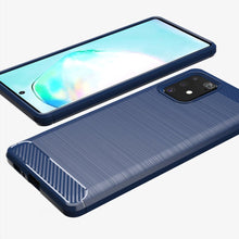 Заредете изображение във визуализатора на галерията – Carbon Case Flexible Cover TPU Case for Samsung Galaxy S10 Lite black - TopMag
