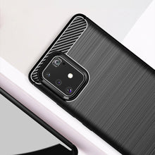 Заредете изображение във визуализатора на галерията – Carbon Case Flexible Cover TPU Case for Samsung Galaxy S10 Lite black - TopMag
