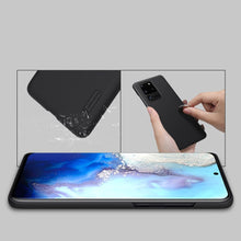 Заредете изображение във визуализатора на галерията – Nillkin Super Frosted Shield Case + kickstand for Samsung Galaxy S20 Ultra black - TopMag
