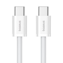 Заредете изображение във визуализатора на галерията – Baseus Superior Series ll USB-C - USB-C 30W 480Mb/s cable 1m - white
