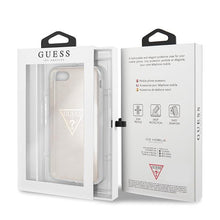 Заредете изображение във визуализатора на галерията – Guess GUHCI8SGTLGO iPhone 7/8/SE 2020 / SE 2022 złoty/gold hard case Glitter Triangle - TopMag

