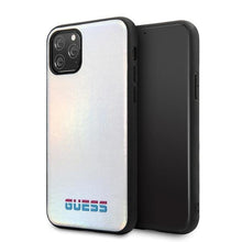 Заредете изображение във визуализатора на галерията – Guess GUHCN58BLD iPhone 11 Pro srebrny /silver hard case Iridescent - TopMag
