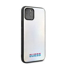 Заредете изображение във визуализатора на галерията – Guess GUHCN58BLD iPhone 11 Pro srebrny /silver hard case Iridescent - TopMag

