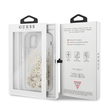 Заредете изображение във визуализатора на галерията – Guess GUHCN58LGGITDGO iPhone 11 Pro złoty/gold hard case Circle Liquid Glitter - TopMag
