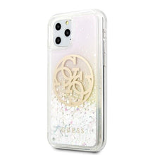 Заредете изображение във визуализатора на галерията – Guess GUHCN58LGIRGP iPhone 11 Pro hard case Gradient Liquid Glitter Circle Logo - TopMag
