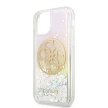 Заредете изображение във визуализатора на галерията – Guess GUHCN58LGIRGP iPhone 11 Pro hard case Gradient Liquid Glitter Circle Logo - TopMag
