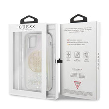 Заредете изображение във визуализатора на галерията – Guess GUHCN58LGIRGP iPhone 11 Pro hard case Gradient Liquid Glitter Circle Logo - TopMag
