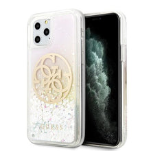 Заредете изображение във визуализатора на галерията – Guess GUHCN65LGIRGP iPhone 11 Pro Max hard case Gradient Liquid Glitter Circle Logo - TopMag

