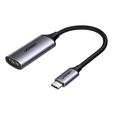 Заредете изображение във визуализатора на галерията – Ugreen USB Type C to HDMI 2.0 Adapter 4K @ 60 Hz Thunderbolt 3 for MacBook / PC gray (70444) - TopMag
