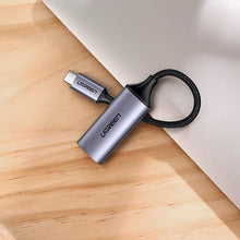 Заредете изображение във визуализатора на галерията – Ugreen USB Type C to HDMI 2.0 Adapter 4K @ 60 Hz Thunderbolt 3 for MacBook / PC gray (70444) - TopMag
