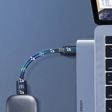 Заредете изображение във визуализатора на галерията – Ugreen multifunctional HUB 2x USB Type C to USB Type C PD (Thunderbolt 3, 100W, 4K @ 60 Hz, 10 Gbps) / HDMI 4K @ 30 Hz / 3x USB 3.0 for MacBook Pro / Air gray (60559) - TopMag
