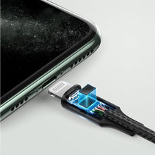 Заредете изображение във визуализатора на галерията – Ugreen cable AUX MFI Lightning audio cable - 3.5 mm mini jack 1 m gray (70509) - TopMag
