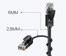 Заредете изображение във визуализатора на галерията – Ugreen cable internet network cable Ethernet patchcord RJ45 Cat 6A UTP 1000Mbps 10m black (70656) - TopMag
