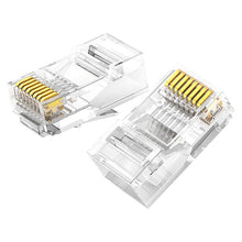 Заредете изображение във визуализатора на галерията – Ugreen 10x plug plug coupler end RJ45 8P8C Cat 6 transparent (50961) - TopMag
