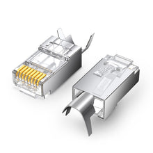 Заредете изображение във визуализатора на галерията – Ugreen 10x Modular Plug RJ45 Plug 8P8C Cat 6A / 7 (70316) - TopMag

