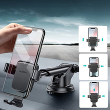 Заредете изображение във визуализатора на галерията – Ugreen telescopic gravity car windshield holder for dashboard black (60990) - TopMag
