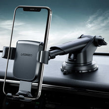 Заредете изображение във визуализатора на галерията – Ugreen telescopic gravity car windshield holder for dashboard black (60990) - TopMag

