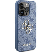 Заредете изображение във визуализатора на галерията – Original Case GUESS hardcase 4G Big Metal Logo GUHCP15X4GMGBL for Iphone 15 Pro Max blue
