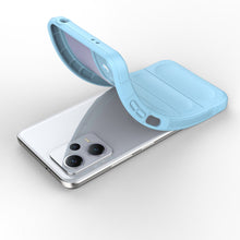 Заредете изображение във визуализатора на галерията – Magic Shield Case Cover for Xiaomi Redmi Note 12 5G / Poco X5 5G Flexible Armor Cover Light Blue
