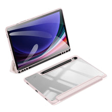 Заредете изображение във визуализатора на галерията – Dux Ducis Toby case with flip stand for Samsung Galaxy Tab S9 FE - pink

