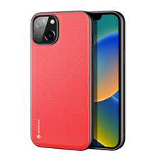 Заредете изображение във визуализатора на галерията – Dux Ducis Fino case cover made of nylon material iPhone 14 red
