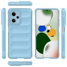 Заредете изображение във визуализатора на галерията – Magic Shield Case Cover for Xiaomi Redmi Note 12 Pro / Poco X5 Pro 5G Flexible Armor Cover Light Blue

