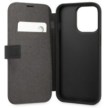 Заредете изображение във визуализатора на галерията – Etui BMW BMFLBKP13LSLLBK iPhone 13 Pro /13 6,1" czarny/black book Signature

