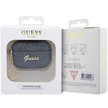 Заредете изображение във визуализатора на галерията – Guess GUAP2G4GSMK AirPods Pro 2 cover black/black 4G Charm Collection
