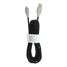 Заредете изображение във визуализатора на галерията – кабел usb for iPhone lightning 8-pin c126 black 3 meter - TopMag

