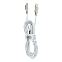 Заредете изображение във визуализатора на галерията – кабел usb - micro c129 silver 2 meter - TopMag
