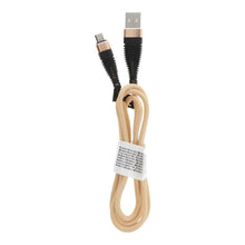 Заредете изображение във визуализатора на галерията – кабел usb - micro c173 gold 1 meter - TopMag
